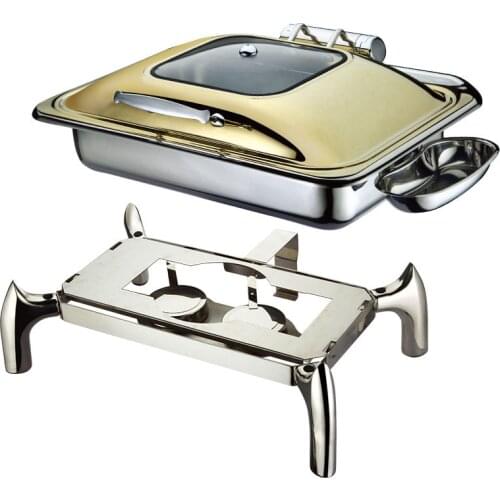 9L Flip-top buffet stove Hotel breakfast stove buffet insulation furnace Electric heating lasting insulation