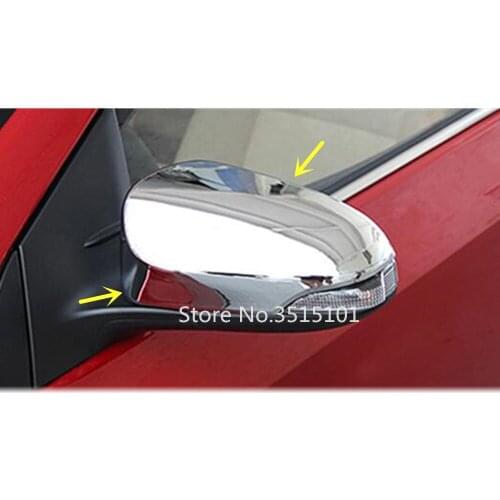 Car Back Rear View Rearview Side Door Mirror Eyebrow Cover Stick Trim Frame 2pcs For Toyota Corolla Altis 2017 2018 2019