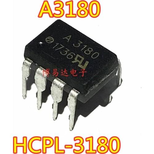 Freeshipping 10PCS/LOT HCPL-3180 DIP-8 STOCK