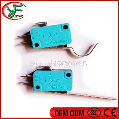 Free shipping 10pcs/lot Good Quality 3 Terminals Microswitch for Doll machine diy Arcade Game Machine Parts