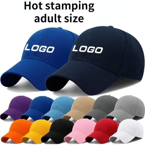 LOGO Personalized Custom DIY Printed Baseball Cap Mens Unisex Hip-hop Velcro Adjustable Curved Sun Visor Bone Dad Hat