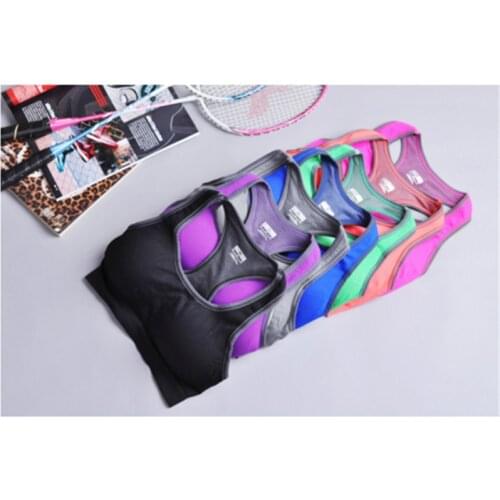 Running bra Skinny Sexy Quick Drying Bras Outdoor Professional Sports Bra Underwear for Women Workout Fitness Without Steel