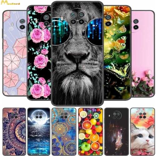 For Xiaomi Mi 10T Lite Case Glass Girl Silicone Soft Phone Cover for Xiaomi Mi 10T Lite 5G Case Mi10T 10 T Lite Coque Black TPU