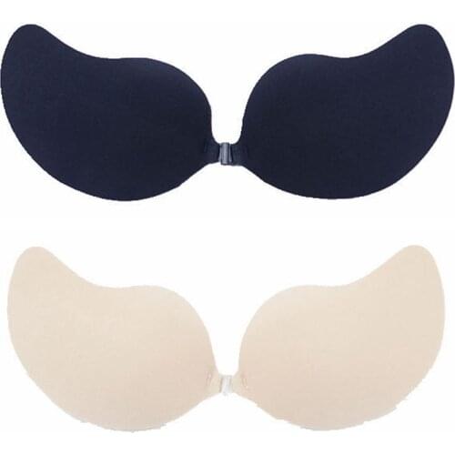 Breast Lift Adhesive Push Up Invisible Bra Cup ABCD Stick On Intimates Accessories Silicone Nipple Pasties 2 Colors