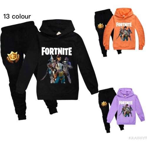 Fortnite Kids Clothing Set Children Clothes Sets Cartoon Baby Girls Outfits Teenagers Boys Sports Suit