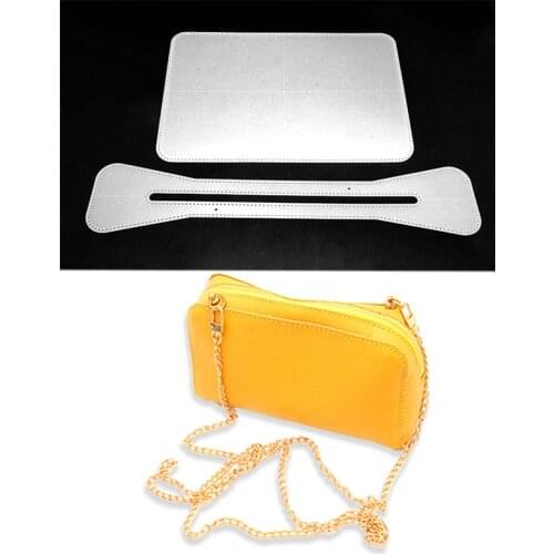 Handmade leather DIY Womens bags PVC version drawing