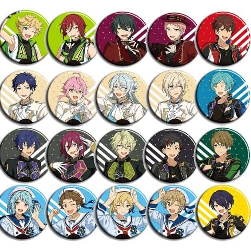 Ensemble Stars badge pin 58 mm Trickstar Fine UNDEAD Cool Brooch