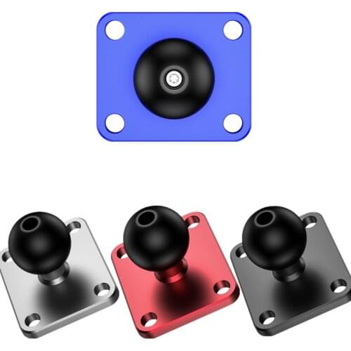 H054 Aluminum Alloy Square Mounting Base with 1 Inch Ball Head Mount for Zumo 400/450/500/550/660 Rider GPS for Motorcycle