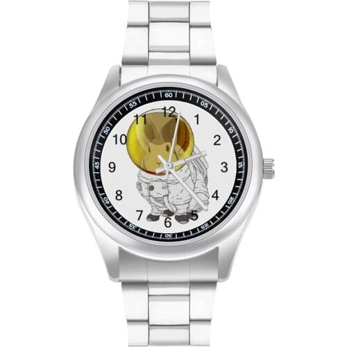 Rabbit Quartz Watch Photo Vintage Wrist Watch Steel Boys Fishing Design Wristwatch