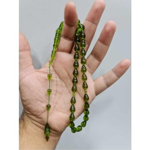 Islamic Tasbih Muslim Rosary Beads 33 Prayer Rosary For Men Bracelet For Men Accessory amber oltu amber stone Handmade Turkey