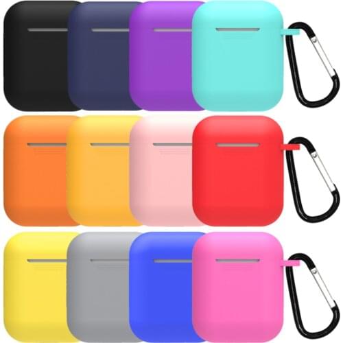 Mini Soft Silicone Case For Apple Airpods Shockproof Cover For Apple AirPods Earphone Cases Ultra Thin Protector Case for AirPod