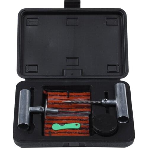 Car Tire Repair Kit Car Van Motorcycle Bike Tire Repair Tools Emergency Heavy Duty Tubeless Tire Puncture Repair Kit
