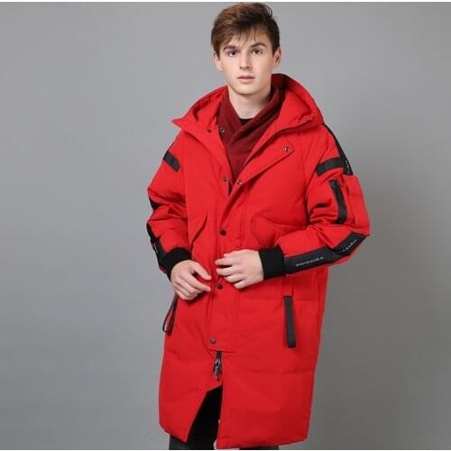 New arrival man long down jacket winter warm fashion down jacket