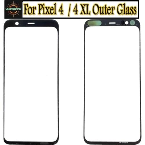 Original For Google Pixel 4 pixel4 LCD Screen Outer Glass Lens Replacement Repai For pixel 4 xl pixel4 xl pixel 4xl outer Glass
