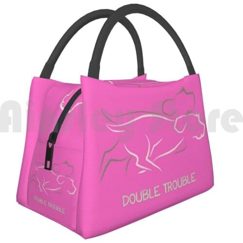 Portable Insulation Bag Double Trouble Boesarts Zoomies Gwp Dogs Griffs Griffons Fun Pets Animals