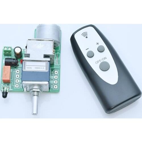 New AC/DC 9V Infrared Remote Control Volume Control Board ALPS27 Pre Motor Potentiometer 66mm×56.5