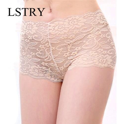 Plus Size Sexy Lace Panties Etroic Lace Lingerie Women Sexy Lace Panties Seamless Panties Briefs Underwear Transparent Knickers