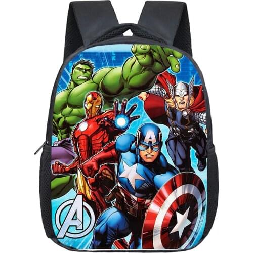 Disney Super Hero Spider Man School Backpacks Kindergarten Book Bag Casual Children School Bags Mochila Infantil