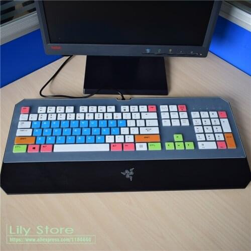 Silicone Dustproof Mechanical Keyboard Cover Protector For Razer Deathstalker Essential Deathstalker Chroma 2014