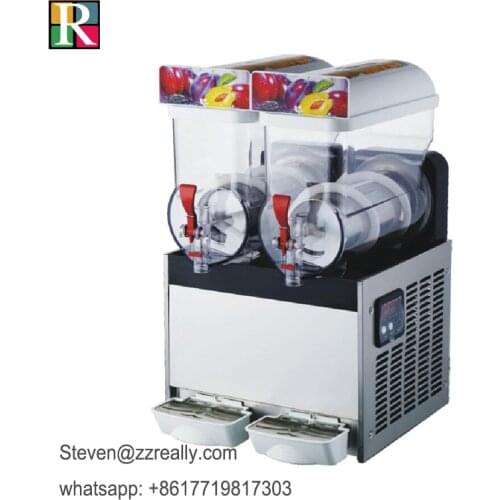 SPACE 2 Bowls Slush Machine Slushie Machine With LED Light Cover