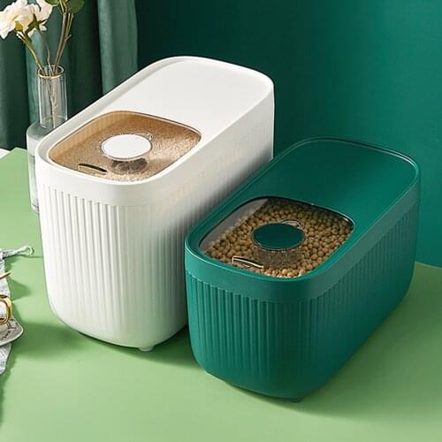 Insect-proof Moisture-proof Storage Box Container Case Rice Bucket Sealed Grain Storage Tank Convenient Kitchen Household Tool