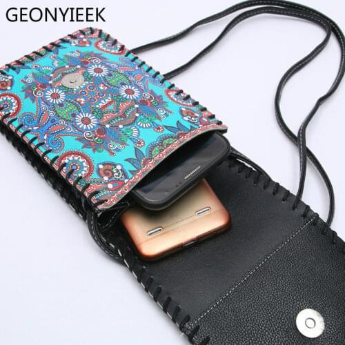 New national wind ladies shoulder phone bag large capacity shoulder bag ladies women wallet