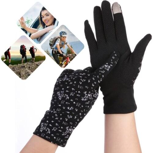 Women Sunscreen Stretch Gloves Summer Spring Lady Touch Screen Anti Uv Slip Resistant Driving Glove Breathable Guantes