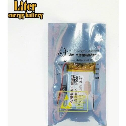 1/2/4Pcs 3.7V,450mAH,403035 Polymer lithium ion / Li-ion battery With PCB for TOY,POWER BANK,GPS,mp3,mp4,mp5 Smart Watch,speaker