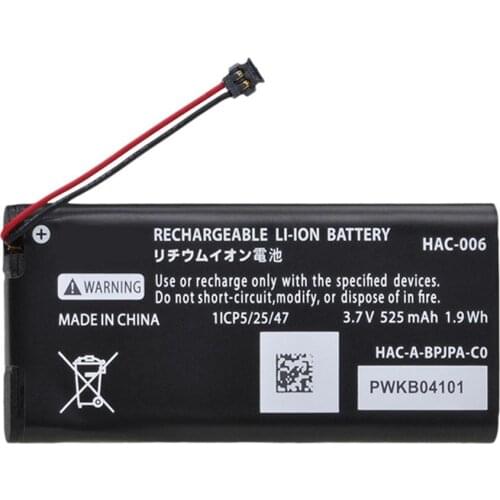 1Pc 525mAh HAC-006 Li-ion Battery for Nintendo Switch Controller HAC-015 HAC-016 HAC-A-JCR-C0 HAC-A-JCL-C0