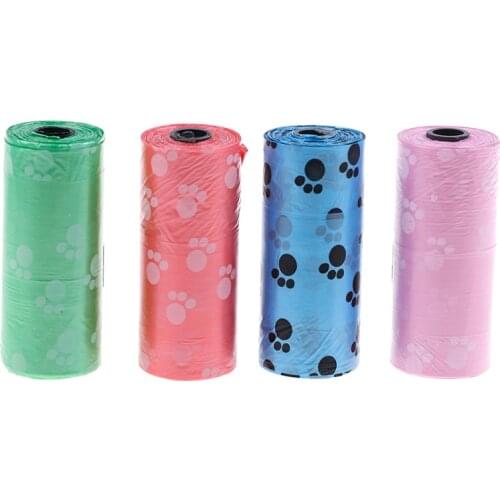 10 Rolls Pet Dog Puppy Cat Poo Poop Waste Disposable Clean Pick Up Bags