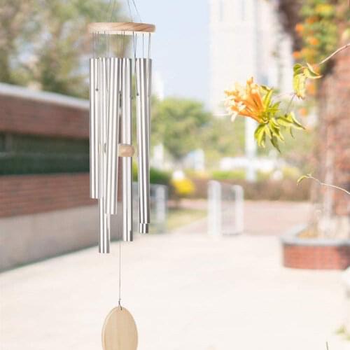 Antique Resonant 6 Tubes Wind Chime Bells Hanging Living Bed Home Decor Car Outdoor Yard Garden Decor Ornament