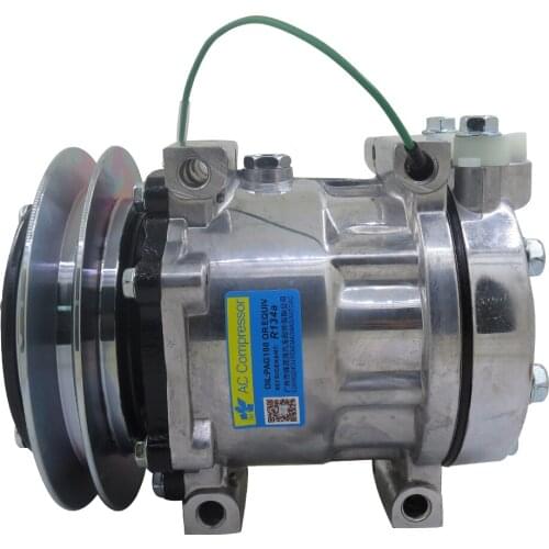 7H13 24V Auto Ac Compressor For KOBELCO Excavator