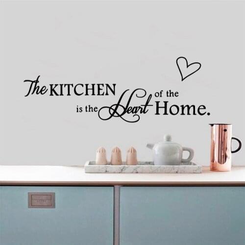 Free shipping The KITCHEN Text Waterproof Wall Stickers Wall Art Decor For Kids Rooms Home Decor Removable Decor Wall Decals