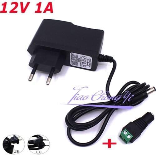 DC12V TO AC100-240V lighting Transformes output DC12V 1A 2A 3 5A EU US LED Power Adapterlight For 5630 5050 LED strip