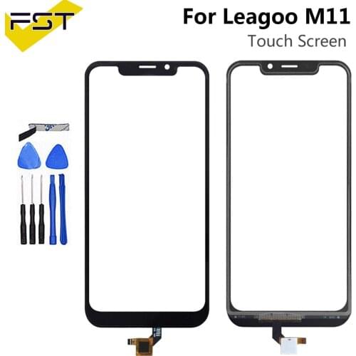 6.18''Black Tested Well Touch Screen Digitizer For Leagoo M11 Touch Panel Front Glass Lens Sensor Touchscreen For Leagoo M11