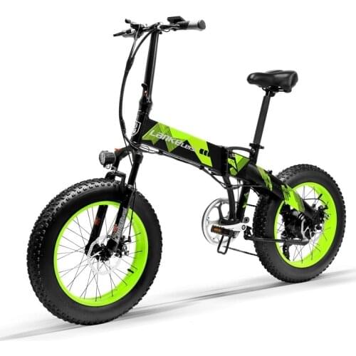 Free Shipping 20"x4.0" Fat Tire Electric Folding Bike 48V 1000W 13AH LG Battery Foldable Electric Fat Bike