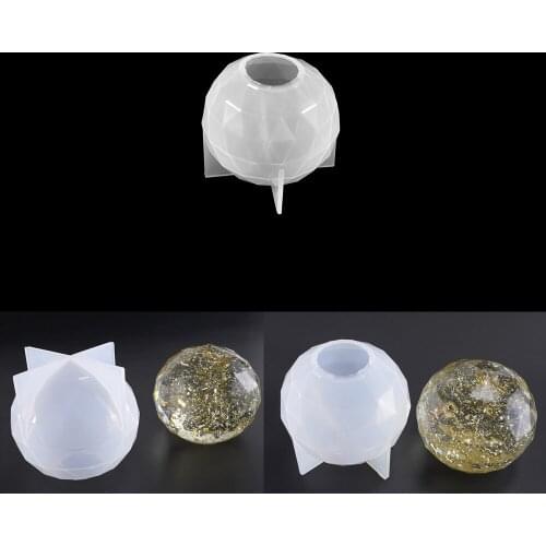 1Pcs Crystalline Ice Hockey Silicone Mould UV Epoxy Resin Slice Mold For DIY Casting Crafts Home Decoration Jewelry Making Tool
