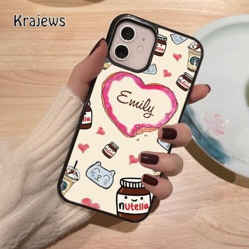 Krajews Tumblr Personalized Monogram coque Phone Case for iPhone 12 mini 5 6S 7 8 PLUS X XS XR 11 PRO MAX SE 2020 Cover Shell