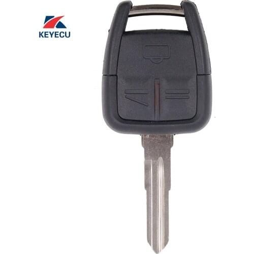 KEYECU Replacement Remote Car Key Shell Case Fob 3 Button for Opel Vauxhall Vectra Zafira Omega Astra (Shell Only),10PCS