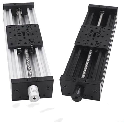 CNC 3D printer Z-axis C-beam T8 lead rod 8mm pitch 2mm 150mm/200mm/250mm/300mm CNC slider linear actuator Bundle Kit