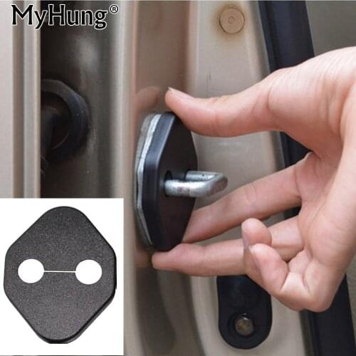 Car Door Lock Cover For TOYOTA COROLLA-EX CAMRY 2012 VIOS 2005 2006 RAV4 2013 CRV Odyssey for mazda 3 (06-10) 4pcs car styling