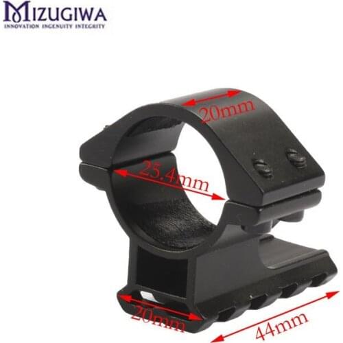 Mizugiwa 1PC 25.4mm 1" Ring Tube Scope Adapter Mount Adapter Base Weaver for Airgun Rifle Scope Hunting Accessory Caza
