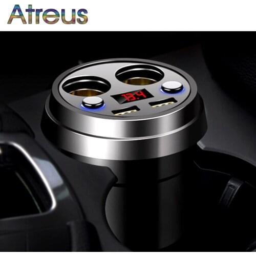 Atreus 3.1A Multi-function car charger Cigarette Lighter For BMW E60 Ford focus 2 Mazda 3 Volkswagen Polo Golf 4 Skoda octavia