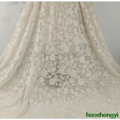 Fashionable new lace embroidery embroidery apparel fabric