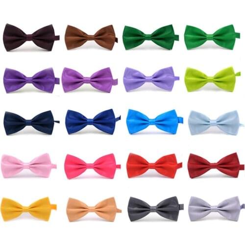 Fashion Boutique Mens Bow Ties for Men Groom Wedding Party Women Butterfly Bow Tie Solid Bowtie Men Girl Bows Gravata Cravate