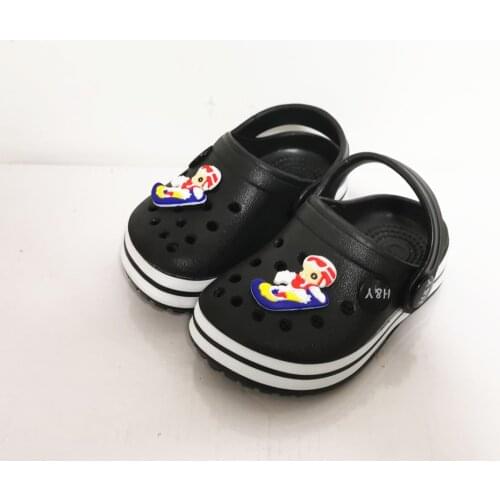 2021 BABY KIDS BOYS SUMMER MULES SANDALS CARTOON CLOGS HOLE CROC SLIPPER SHOES FOR BOY SIZE EUR 18 19 20 21 22
