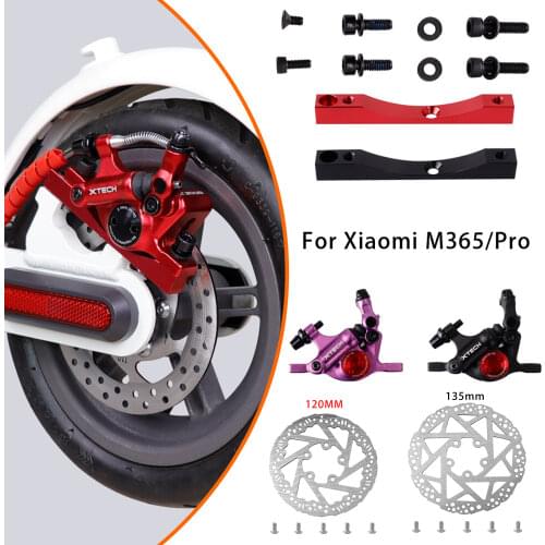 Upgrade Xtech Aluminium Alloy Hydraulic Brake For Xiaomi M365/Pro 1S Pro 2 Electric Scooter Disc Brake Caliper Mount Adapter