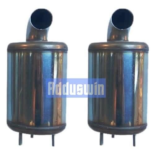 Single cylinder diesel engine parts S195 1105 ZS1115 15 horsepower stainless steel silencer muffler T0301