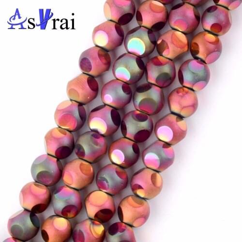 8mm Fuchsia Glass Crystal Czech Beads for Needlework 20pcs Faceted Austrian Crystal Loose Beads Diy Bracelet Jewelry Making