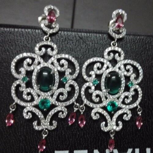 Xb11 Luxury Designer Fashion 925 Sterling Silver Jewelry zirconia star shape bg